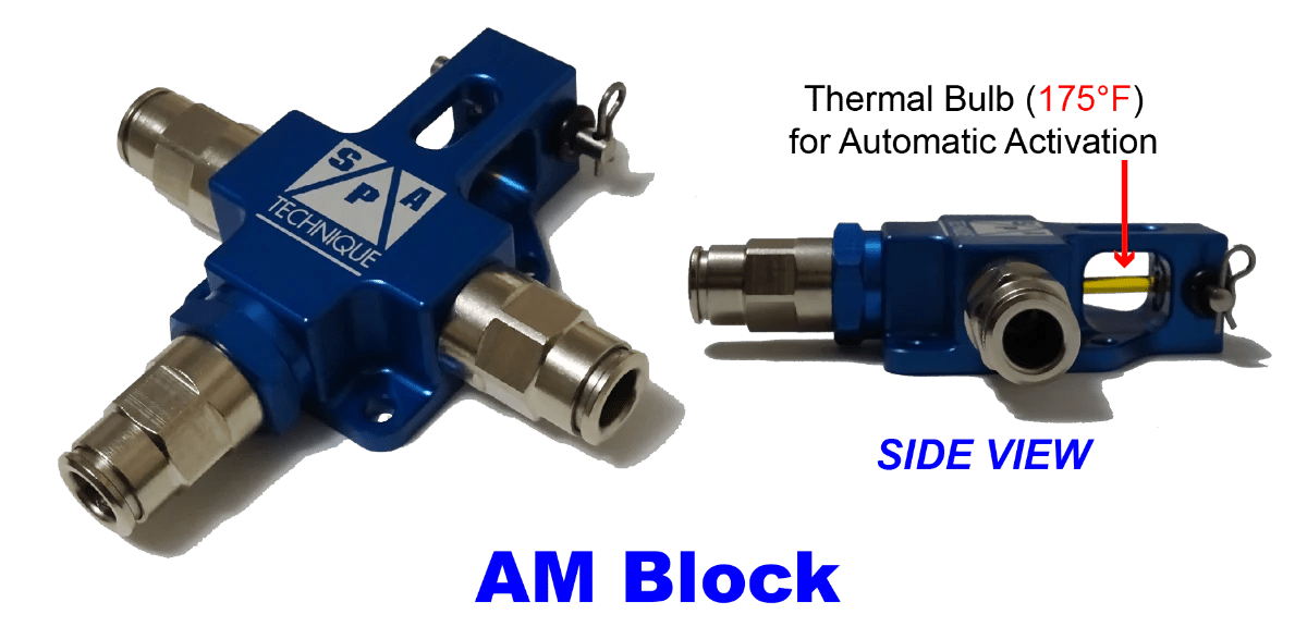 SKU: SPA4f SFI 17.3 SPA Technique 5lbs FireSense+ Automatic Fire Suppression System for Sprint Car / Midget / Micro Sprint Car(s) - SFI 17.3 - Racing Fire Systems