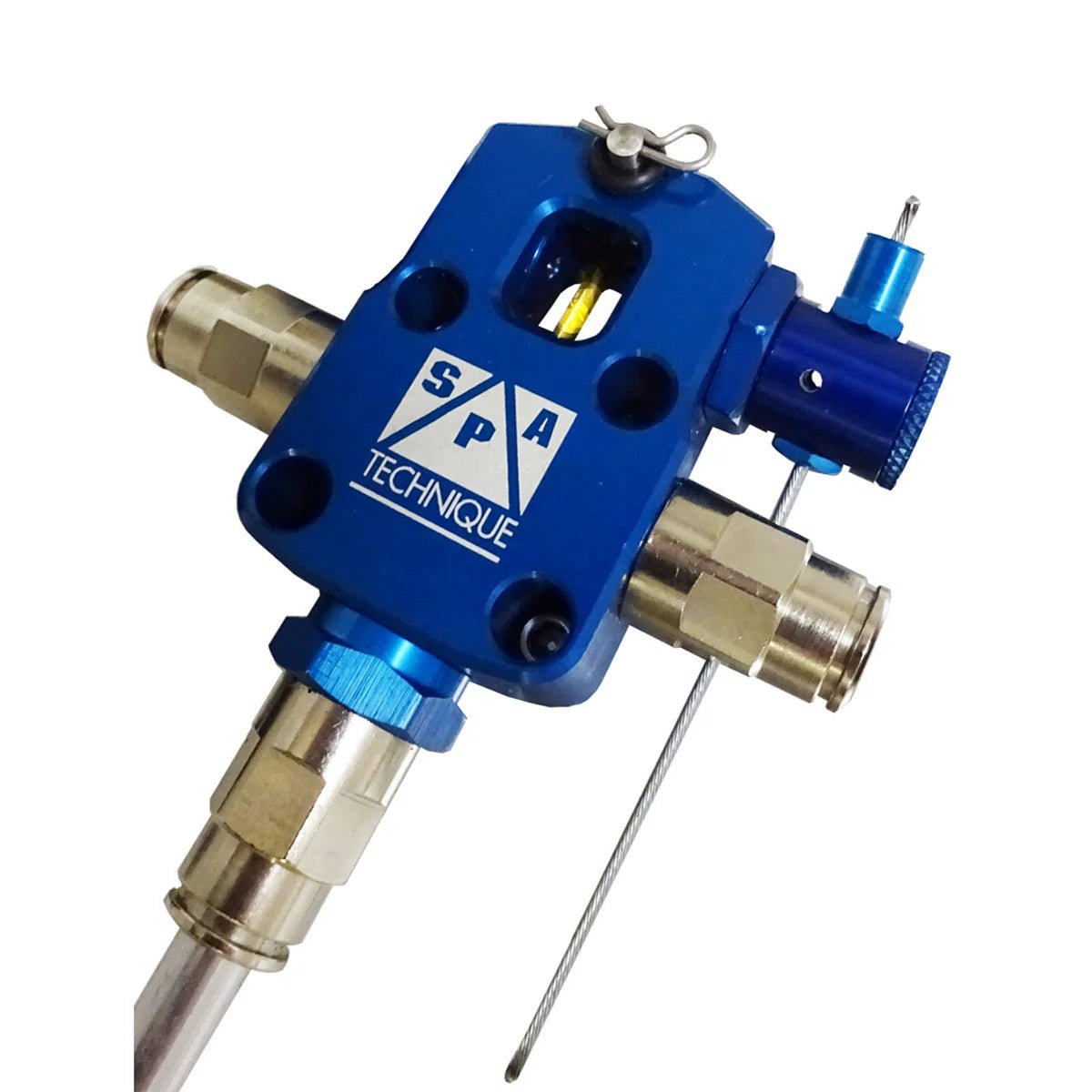 SKU: SPA4F - SFI10 - AMUM - F - 1 - 1 SPA Technique 10lb 4Fire SFI 17.1 system w/AMU Block & mechanical activation, Std mounts - Racing Fire Systems