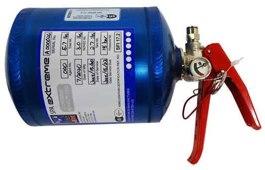 SKU: SPAex SFI3 M SPA Technique 3lbs SPA Extreme Novec Mechanical Fire Suppression System - SFI 17.2 - Racing Fire Systems