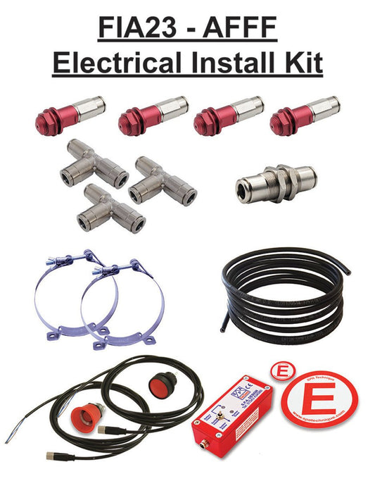 SKU: FIA23 - E4S SPA Technique 4.0L AFFF FireSense Steel Electrical/Automatic Fire Suppression System - Racing Fire Systems