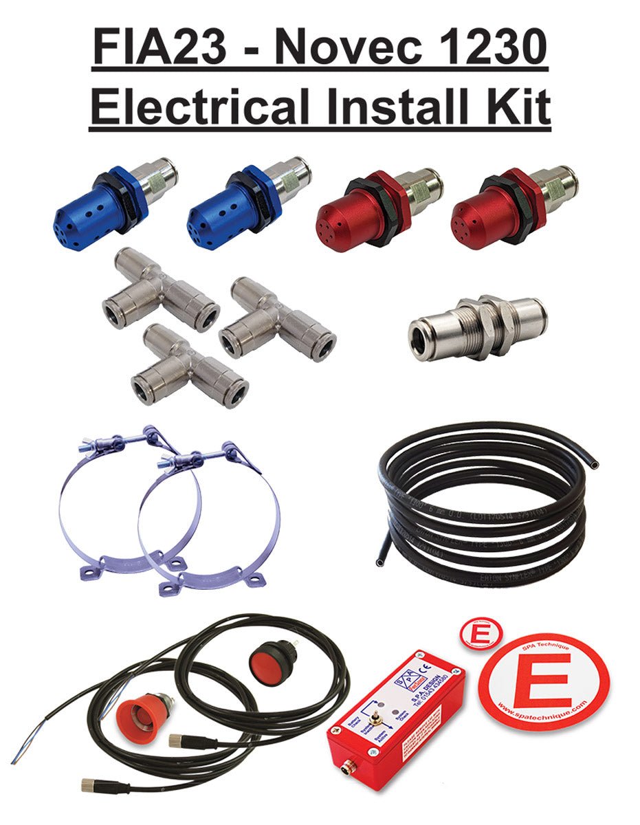 SKU: FIA23 - EX3.0E SPA Technique 3.0Kg SPA Extreme FIA Tech16 Certified Electrical Fire Suppression System - Racing Fire Systems
