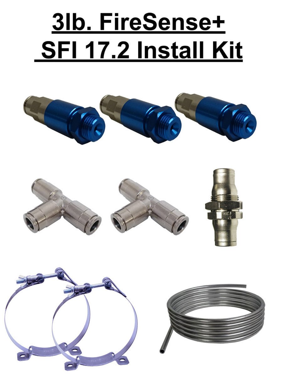 SKU: SPA4f SFI3 - M SPA Technique 3lbs FireSense+ Mechanical Fire Suppression System - SFI 17.2 - Racing Fire Systems