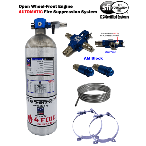 SKU: SPA4f SFI 17.3 SPA Technique 5lbs FireSense+ Automatic Fire Suppression System for Sprint Car / Midget / Micro Sprint Car(s) - SFI 17.3 - Racing Fire Systems